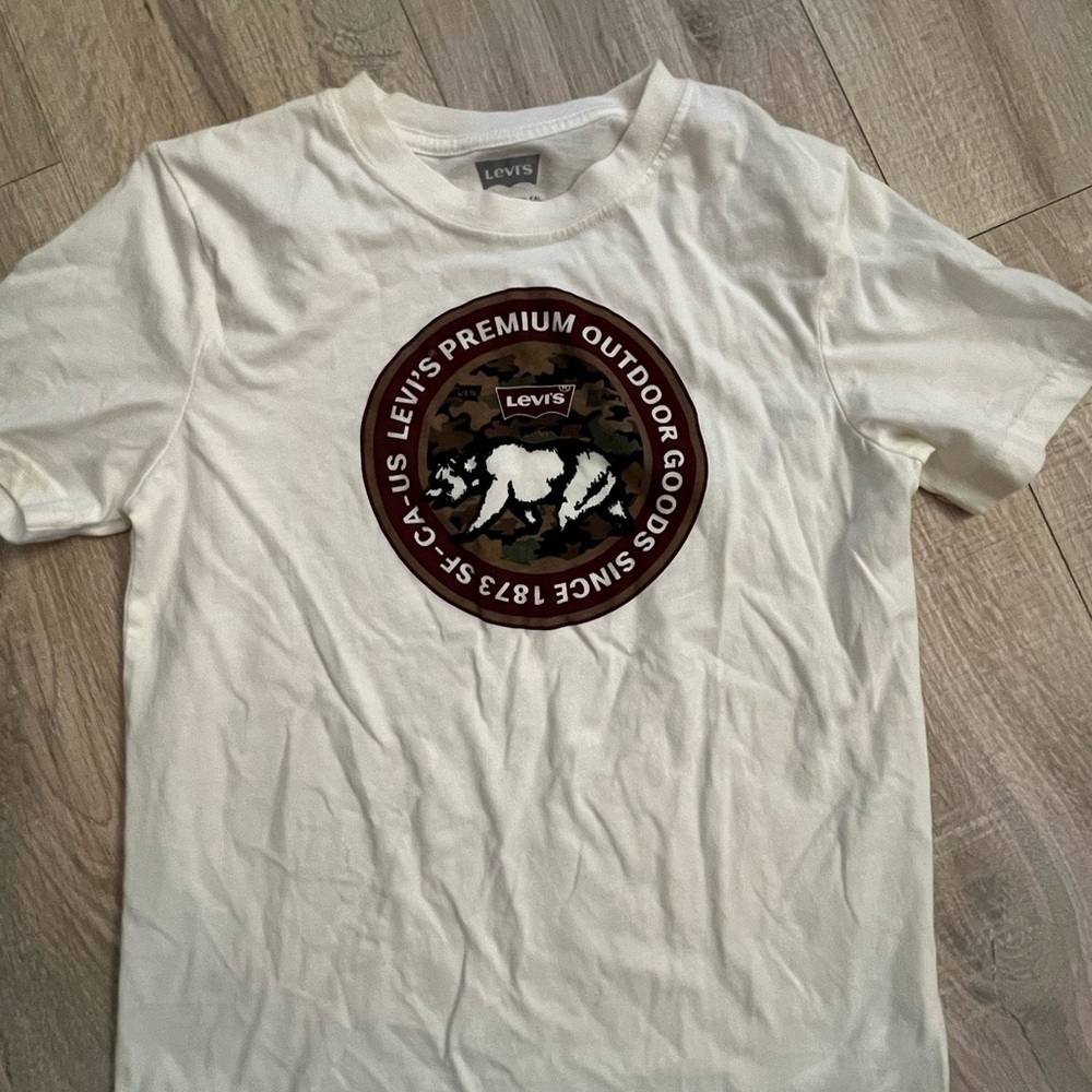 Levi Camo Tee Shirt Youth 10/12